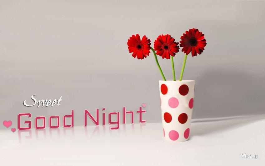 Good Night Flowers Images - Good night flower pictures
