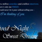 Good night wishes to her