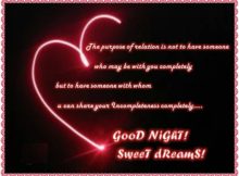 Good night love messages