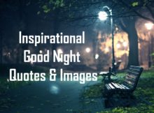 Inspirational Good Night Quotes Images