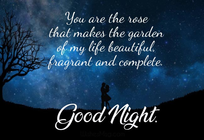 Romantic good night messages