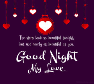Good Night Wishes for Wife who is the heart and part of your life goodnight